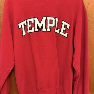 Temple University Champion Red Athleticwear Top